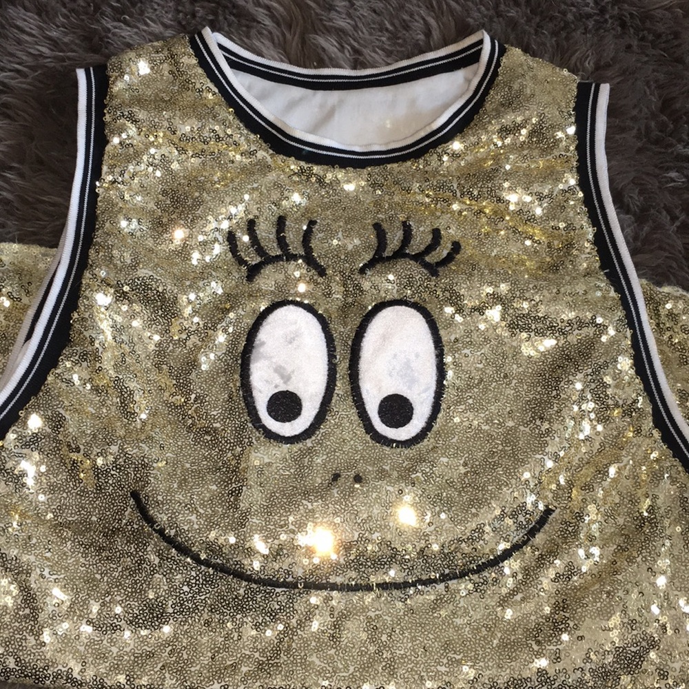 Gold Sequin Dress